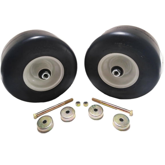 (2) 103-9591 110-9965 FITS EXMARK FITS TORO FITS WHEEL ASSEMBLY 11X400X5