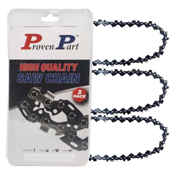 Proven Part 3 Pack 24" Semi Chisel Chain 3/8" .050 84DL Fits Oleo-Mac MT6500