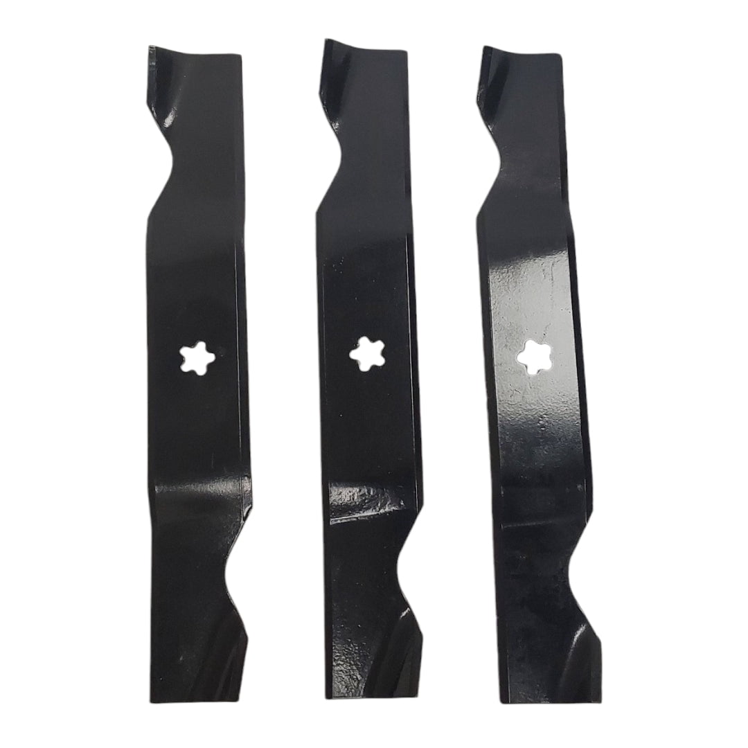 Proven Part 3 Pack Of High Lift Mower Blade Fits 532187256