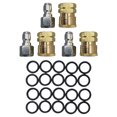 thumbnail image 1 of Proven Part 3- Quick Connect To 3/8" Female, ( 3) Plugs 3/8" Female Stainless and (20) 3/8" High Temperature O-Rings, 1 of 9