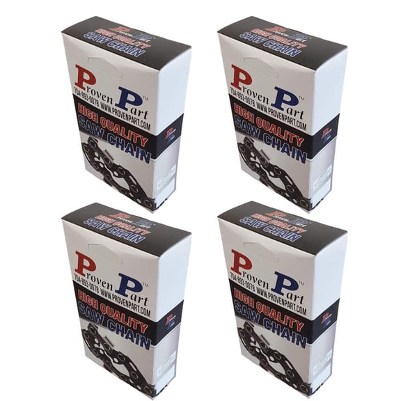 Proven Part (4) 36" Chainsaw Chains 3/8" .058 115Dl Full Chisel Skip-Tooth 501842815