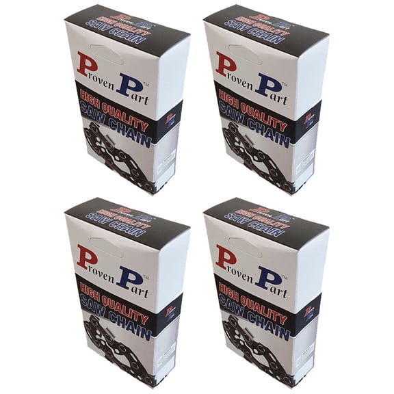 Proven Part 4-Pack 18" Full Skip Chain For 18In Bar 3/8" Pitch .050 Gauge 64DL Fits Oregon 72EXJ064G