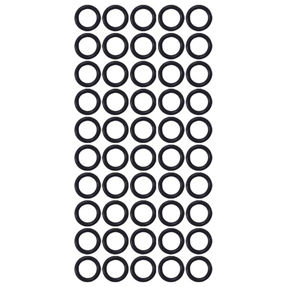 Proven Part 50-Pack 1/4" High Temperature 450F O-Ring Quick Connect Repair