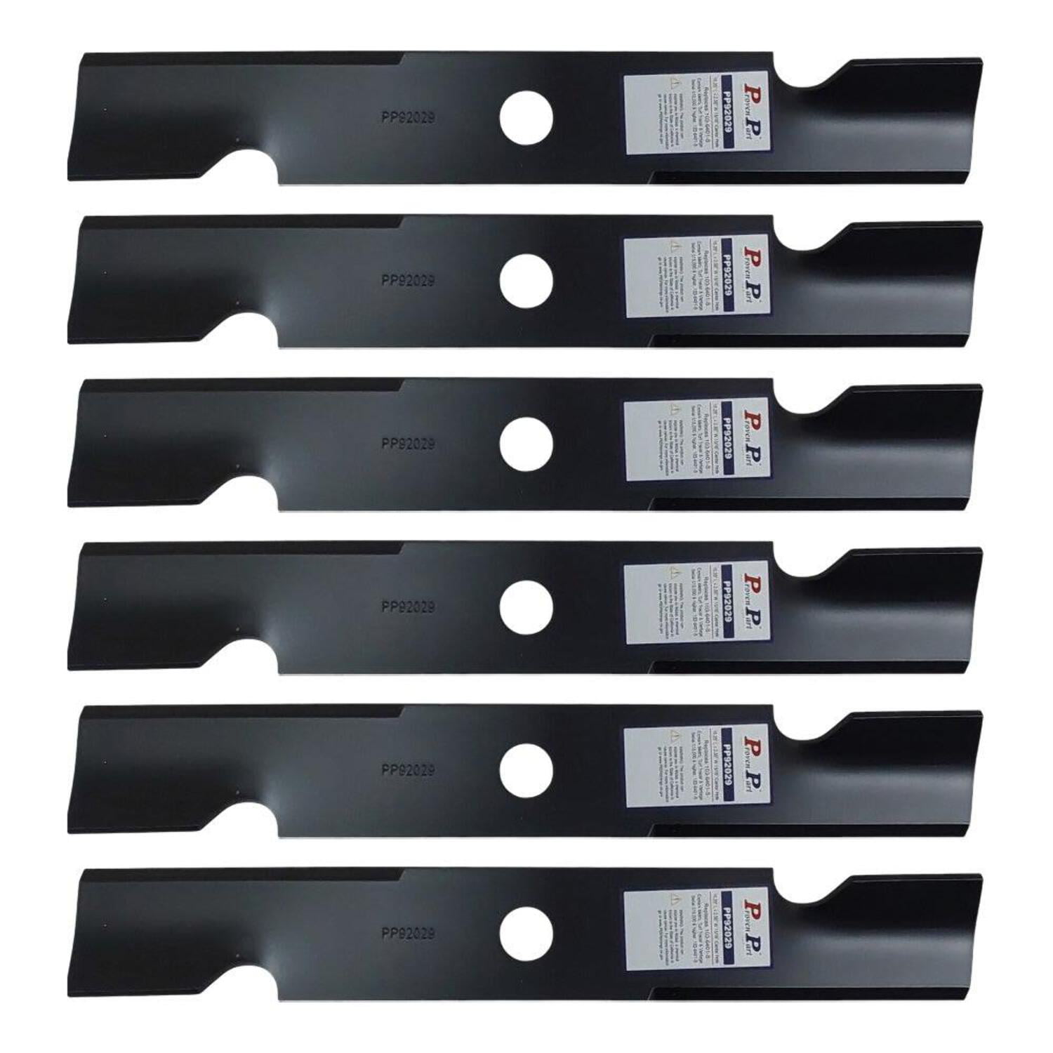 Proven Part 6-Pack High Lift Mower Blade Fits Exmark 103-6401-S