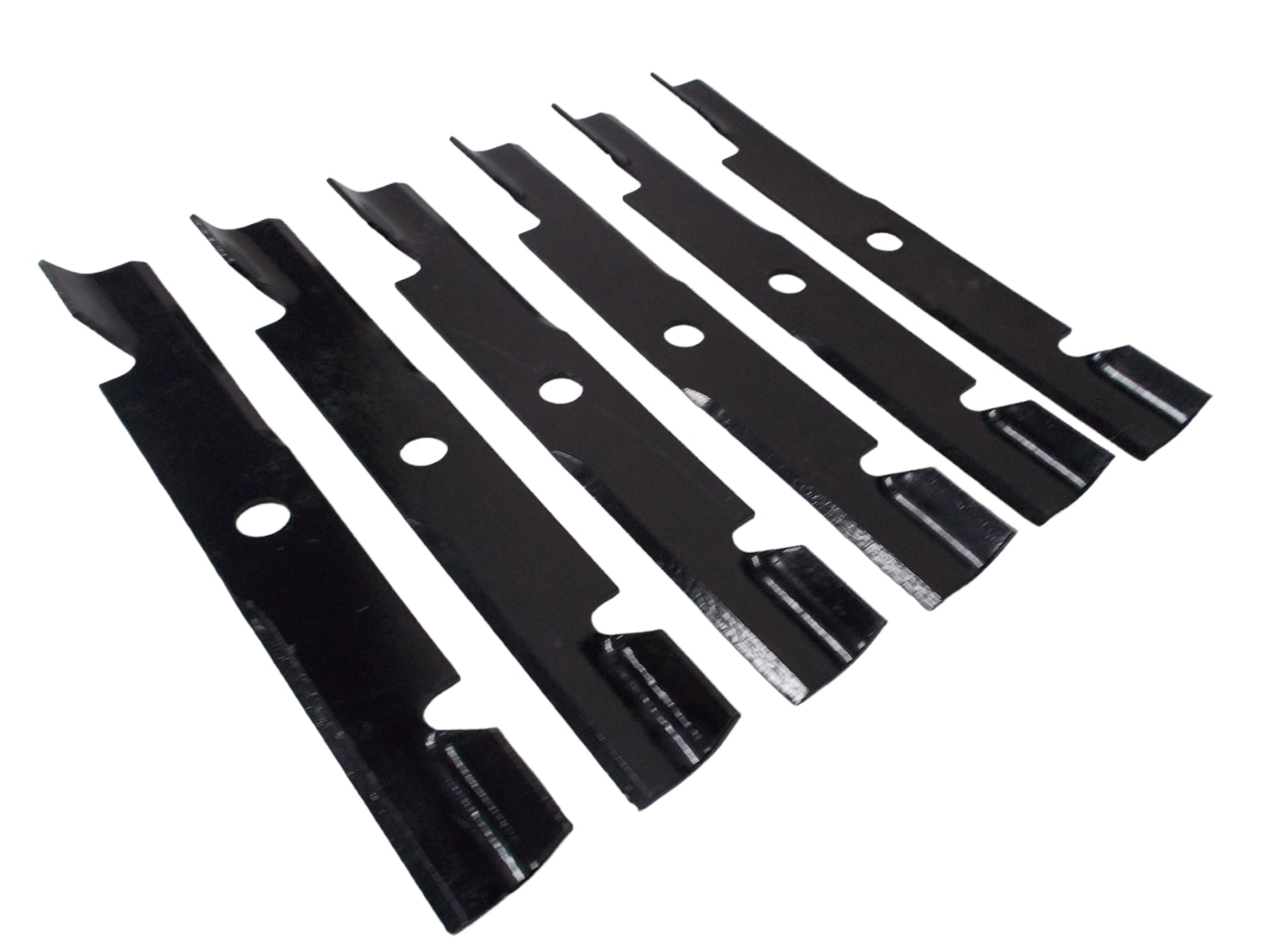 Lotto Di 2 Lame Dentellate OEM EXmark Hi-Lift 103-2530 Lazer Z AC - Foto 7