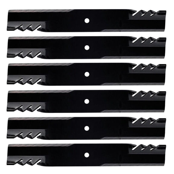 Proven Part 6-Pack Toothed Mulching Blade Fits Exmark 103-6381