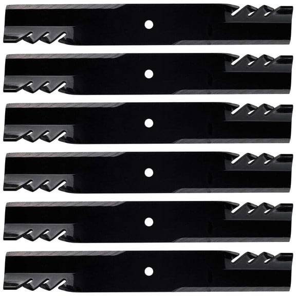 Proven Part 6-Pack Toothed Mulching Blade Fits Toro 116-6258-03 116-6358-S