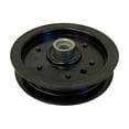 thumbnail image 1 of Proven Part Flat Idler Pulley Fits Hustler 605512, 603986, Raptor, Raptor SD, 1 of 7
