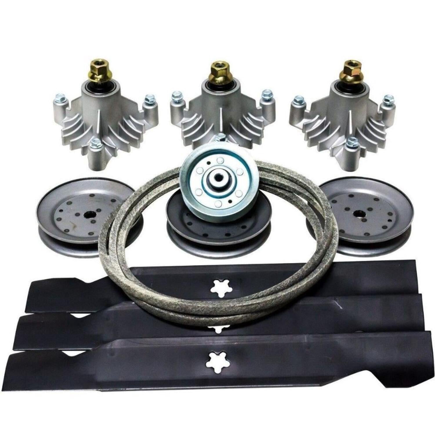 Proven Part  Lawn Mower Deck Blades Belt Spindles Pulley Idler 144959 153535 131494