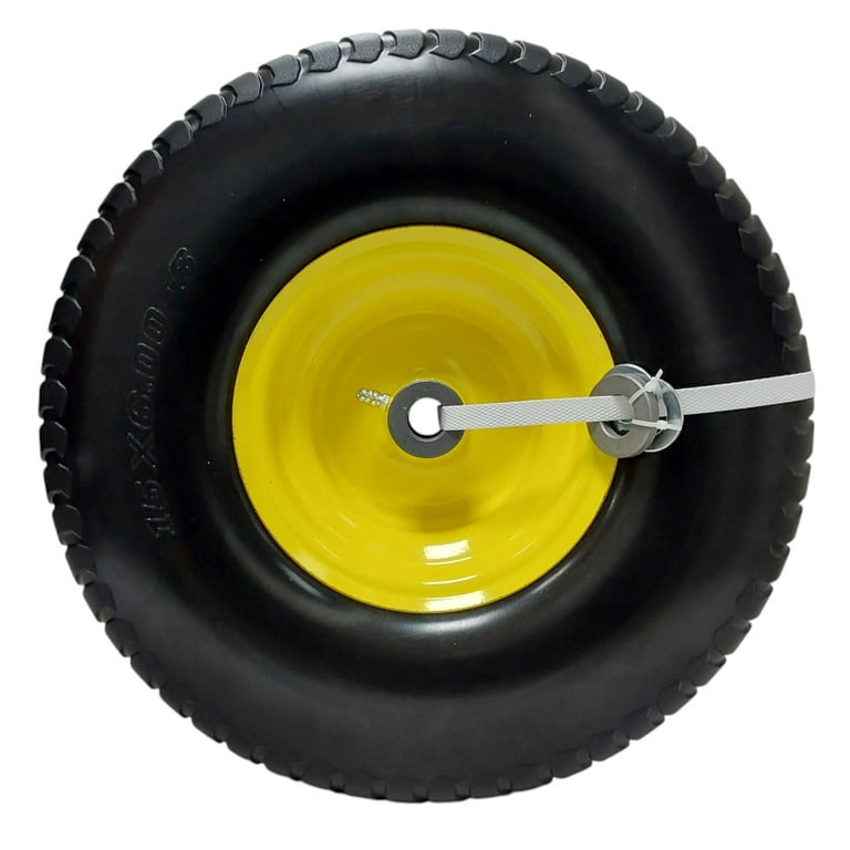 Proven Part Front Foam Filled Tire and Rim 15x6 6 For John Deere LT133 LA115 D100