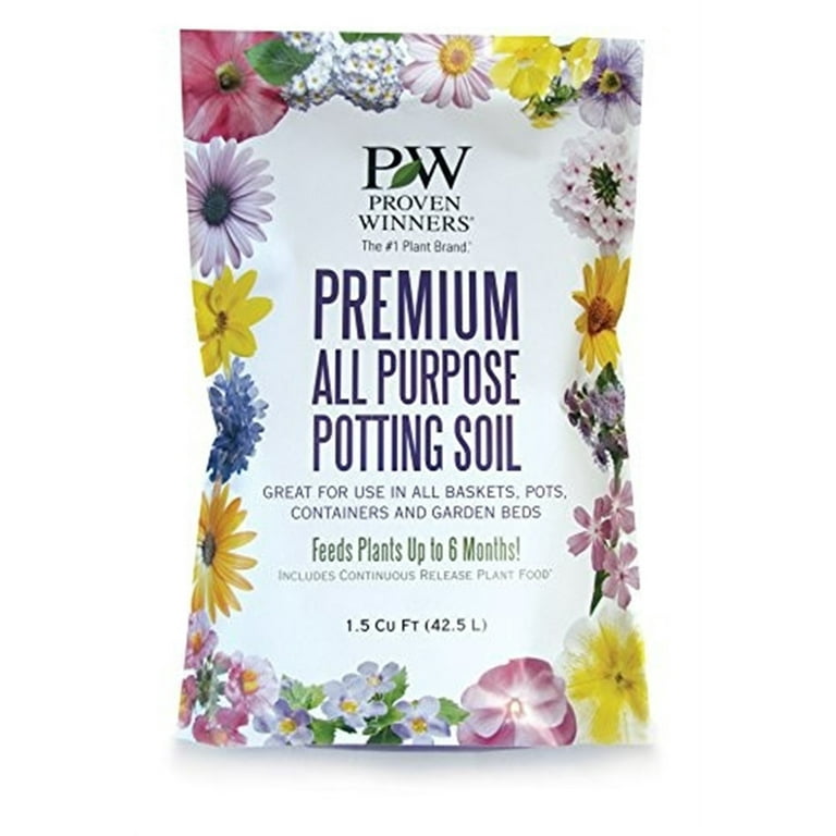 PROVEN WINNERS 1.5 cu. ft. Premium All Purpose Potting Soil PROVEN WINNERS 1.5 cu. ft. Premium All Purpose Potting Soil