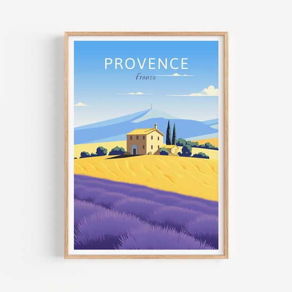 Provence Poster France Wall Art For Home Decor The Perfect Gift And A Lasting Travel Memory Art Print