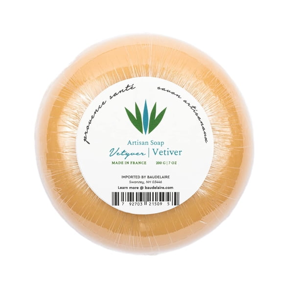 Provence Sante Luxury French Bath Bar Shea Butter Triple Milled Vetiver Fragrance 7 oz