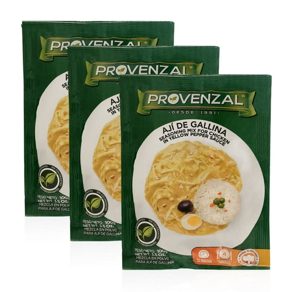 Provenzal Aj de Gallina Provenzal Aj de Gallina Seasoning Mix 3 Pack (Kit)Seasoning Mix 3 Pack (Kit)