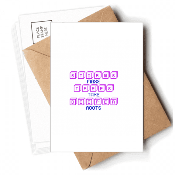 Proverb Box Root Tree Lasts Forever Postcards Envelopes Blank Note Cards Mailing