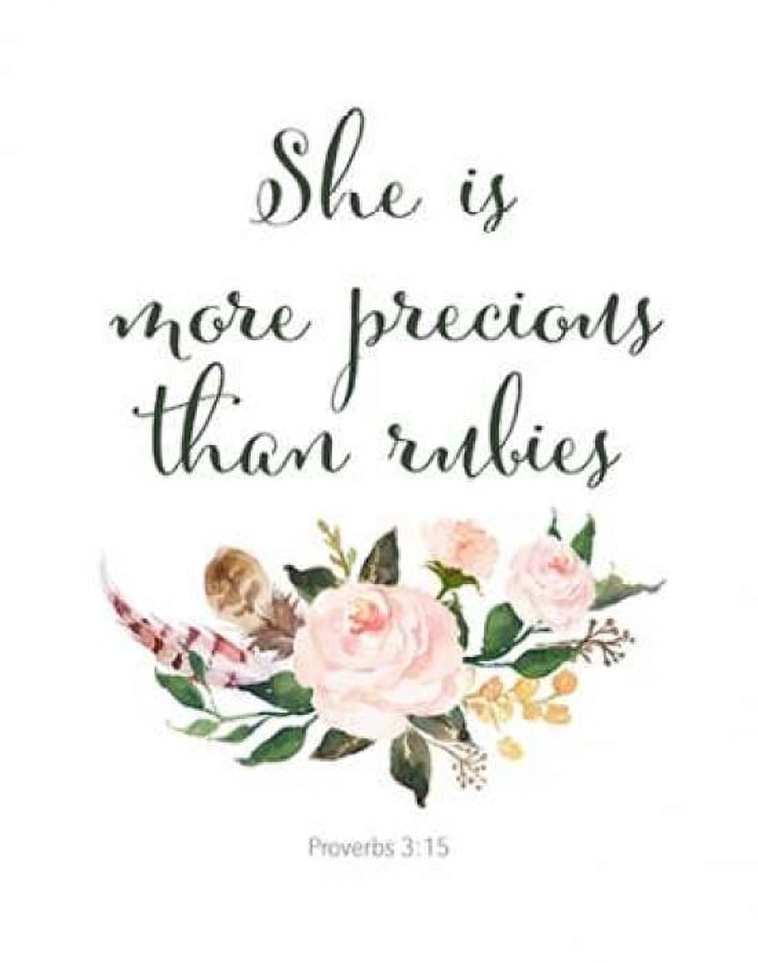 Proverbs 3-15 Canvas Art - Tara Moss (22 x 28)
