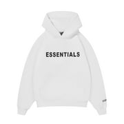 ESSENTIALS PROVERBS 3:3 Proverbs 3:3 Essential Hoodies for Men & Women, Long-Sleeve Oversize Pullover (Medium, White)