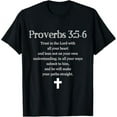 thumbnail image 1 of Proverbs 3:5-6 Bible Verse Scripture Christian T-Shirt T-Shirt, 1 of 2