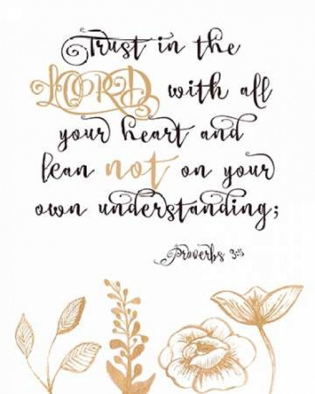 Proverbs 3-5 Canvas Art - Tara Moss (24 x 30)