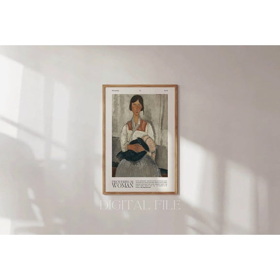 Proverbs 31 Woman Digital File, Unframed Paper Poster 8x10in