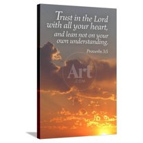 Proverbs 35  Inspirational, Stretched Canvas Wall Art by Lantern Press Sold by Art.Com