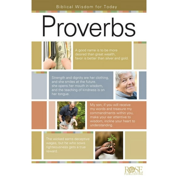 Proverbs: Biblical Wisdom for Today, (Paperback)