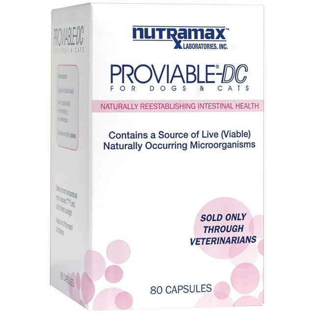 Proviable DC Probiotic Supplements for Dogs and Cats 80 Capsules