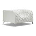 thumbnail image 1 of ZUO Providence Faux Leather Accent Chair in White, 1 of 3