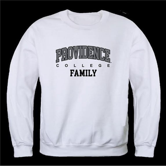 Providence College Friars Family Crewneck Sweatshirt, White - Small