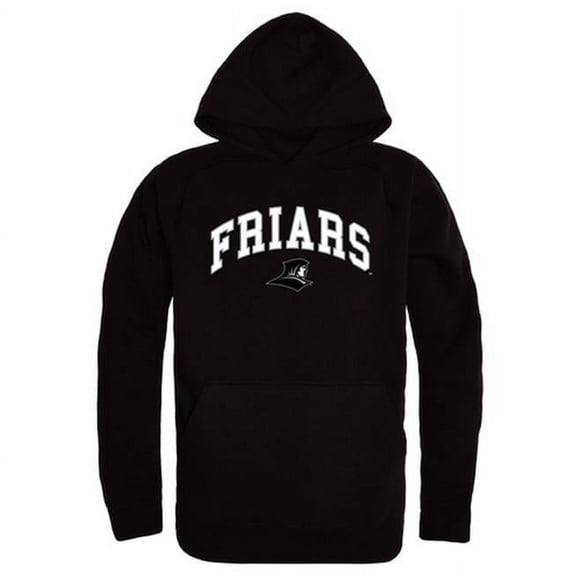 Providence College Men Campus Hoodie, Black & White - Medium