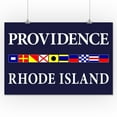thumbnail image 1 of Providence, Rhode Island - Nautical Flags (16x24 Giclee Gallery Print, Wall Decor Travel Poster), 1 of 1