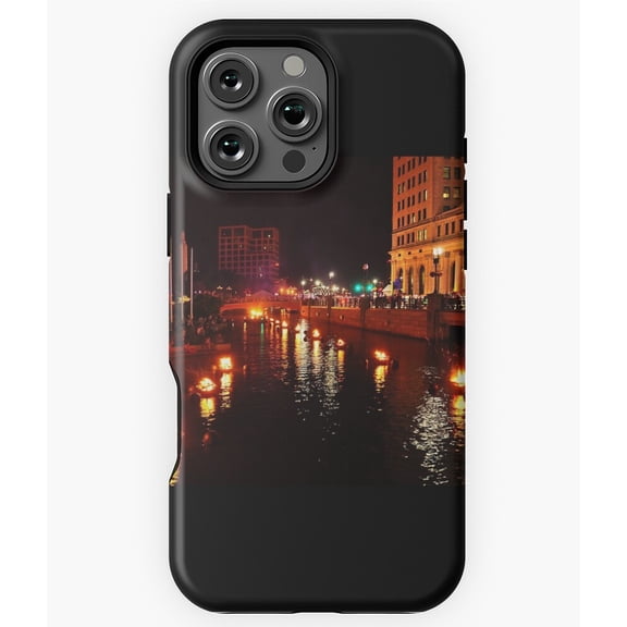 Providence Rhode Island WaterFire Phone Case for iPhone 16 15 14 13 12 11 Pro Max