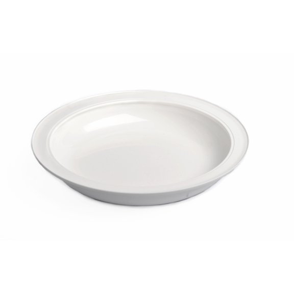 Providence Spillproof Co. Inner Lip Plate with Rim 9" White