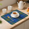 thumbnail image 1 of Province of Nova Scotia Tartan Placemats 40x30cm Non-Slip Desk Mat Table Protector Durable Diatomaceous Rounded Corners, Washable Table Pad for Home Office Made in USA, 1 of 7