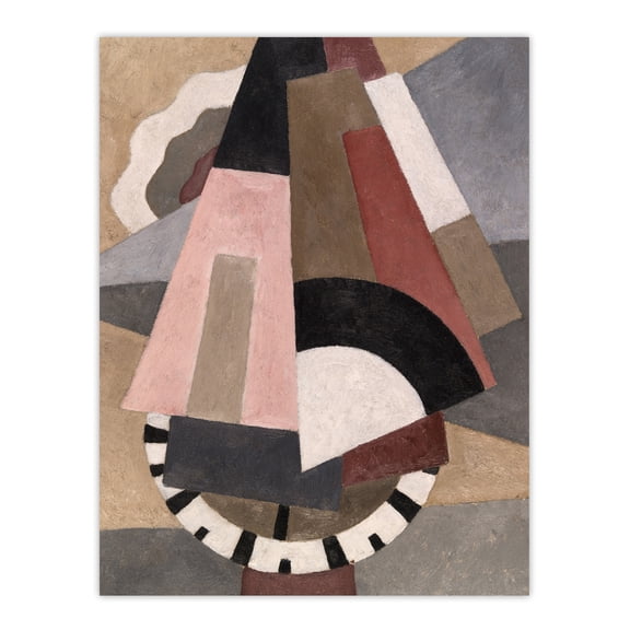 Provincetown Abstract Painting Hartley Huge Wall Art Print 18X24 In