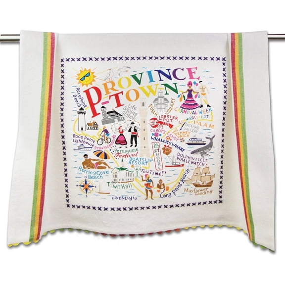 Provincetown Dish & Hand Towel | Great for Kitchen, Bar, & Bathroom