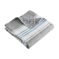 thumbnail image 1 of Provincetown by Levtex Home - Provincetown Quilted Throw - (50x60in.) - Striped Coastal - Grey, White, and Blue - Reversible, 1 of 4
