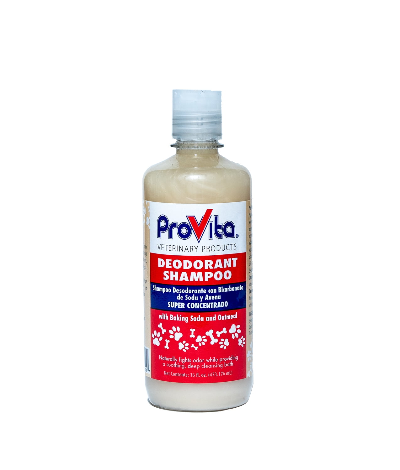 Provita Deodorant Shampoo with Oatmeal and Baking Soda for Cats and Dogs,16oz