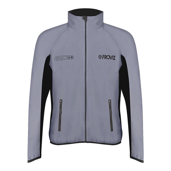 Proviz Reflect360 Running Jacket LG Unisex Reflective Grey Yes