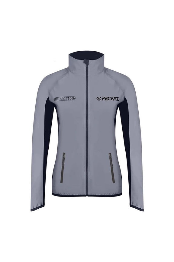 Reflect 360 Running Jacket, Women, Silver, 34