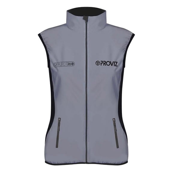 Proviz Reflect 360 Running Vest, Women, Silver, 36