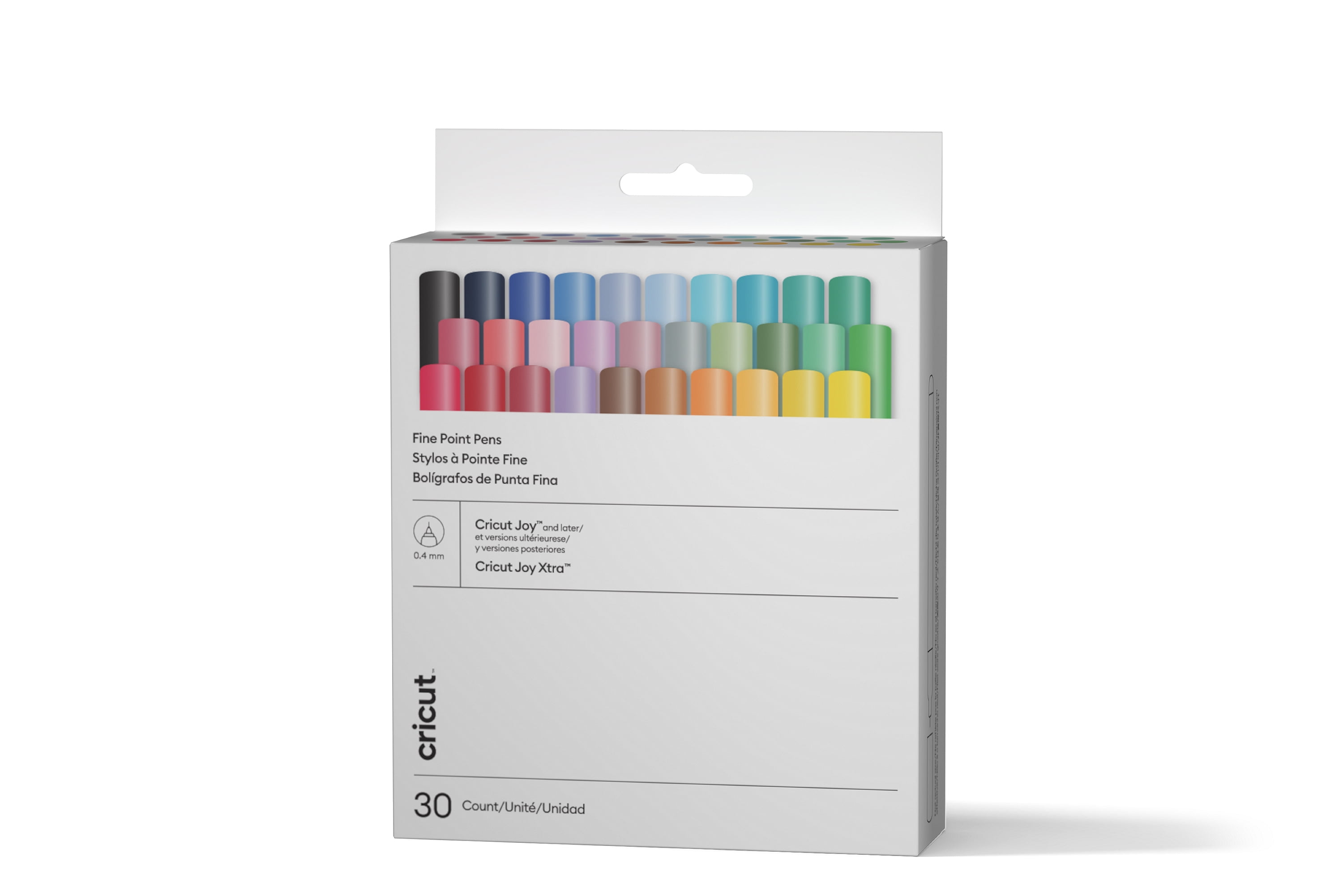 Cricut Joy™ Fine Point Pen 0.4 mm, Ultimate Sampler (30), Fine Point,Multi
