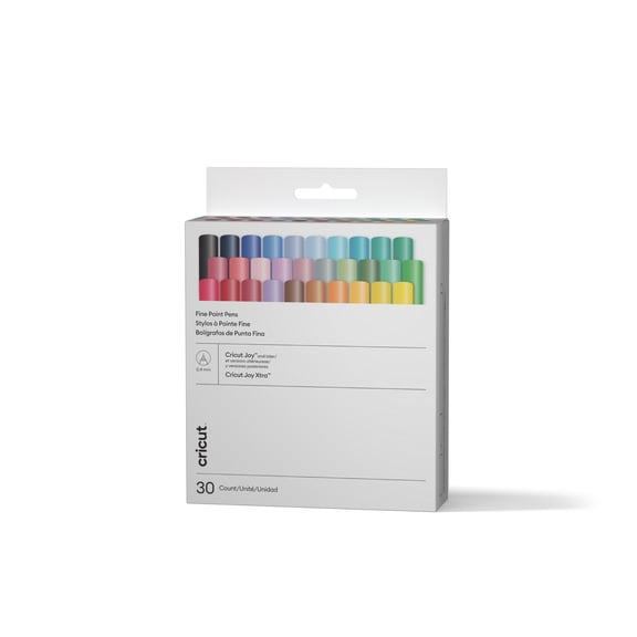 Cricut Joy Fine Point Pens 0.4 mm, Ultimate (30 ct), Fine Point,Multi