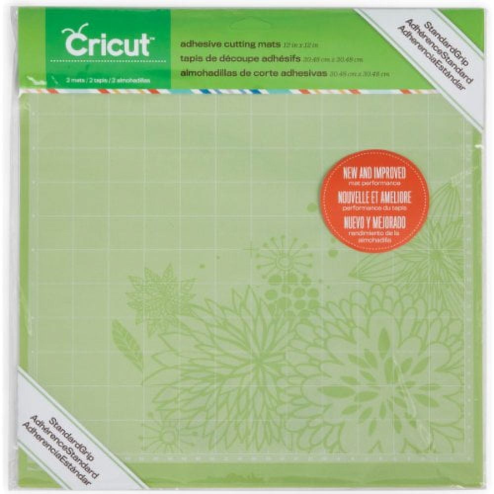 Cricut Adhesive Cutting Mat Standard Grip 12 x 12 inch Pack of 2