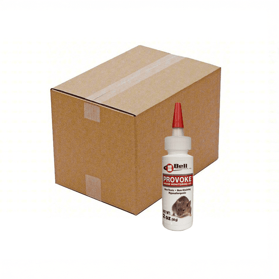 Provoke Mouse Monitoring Gel - Mouse Attractant for Mouse Traps - Case (9 x 2 fl oz Bottles) by Bell Labs