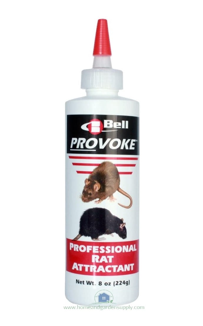 Provoke Rat Monitoring Gel - Rat Attractant for Rat Traps - 8 fl oz Bottle by Bell Labs