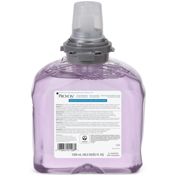 PROVON Foaming Soap Dispenser Refill Bottle Cranberry Scent 1,200 mL 5385-02 1 Ct