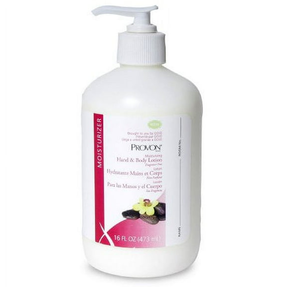 Provon Moisturizer Lotion Unscented 16 oz. Pump Bottle - Case of 12