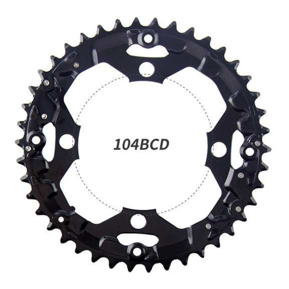 22-42T Single Speed Round Oval Chain Ring, Mountain Bike 22T 24T 30T 32T 40T 42T 44T BCD, Ultralight Chain Wheel