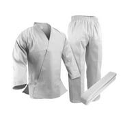 Prowin Corp Martial Arts Karate Light Weigh 7.5 oz Gi White Uniform